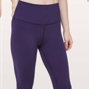 Lululemon Aligns in Dark Court Purple Size 4